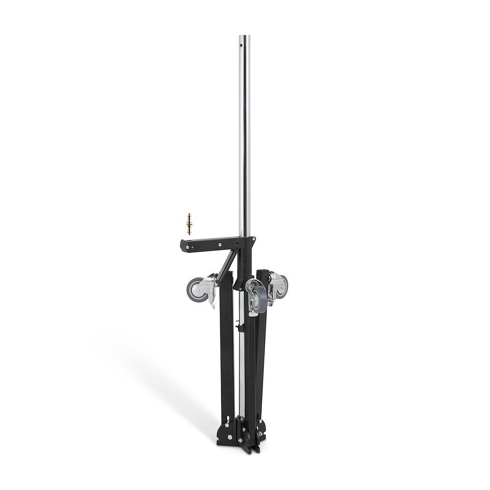 Manfrotto 231CS Stativ mit Rollen und Gleitträger, silber 3