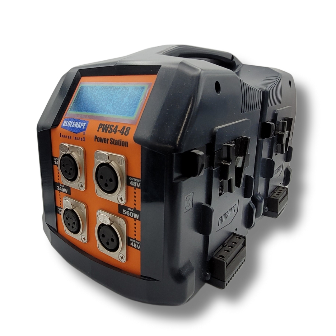 Blueshape PWS4-48 Power Station für 4 V-Mount Akkus (D)