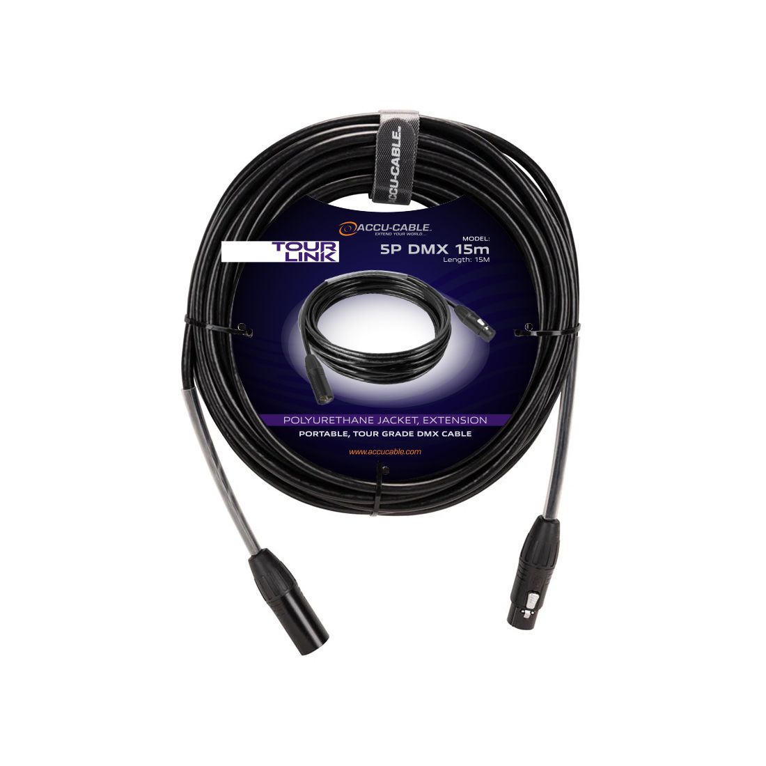 Accu-Cable Tour Link 5P DMX-Cable 5pol.