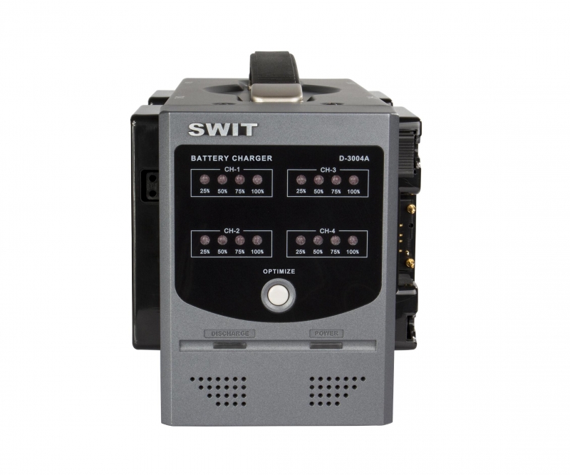 SWIT D-3004A Ladegerät 4-fach Gold-Mount 2