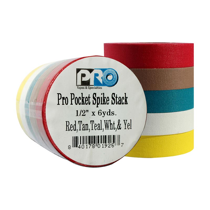 Pro Tapes PRO® Pocket Spike Stack Bright-Pack 12mm x 5.5m