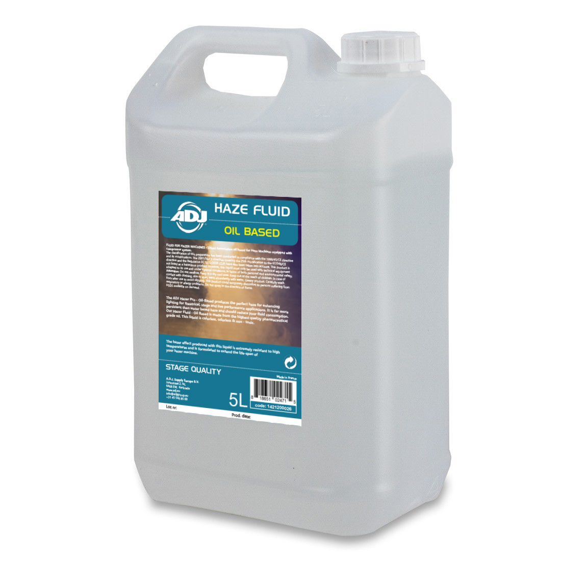 ADJ Haze Fluid oil based 5 Liter