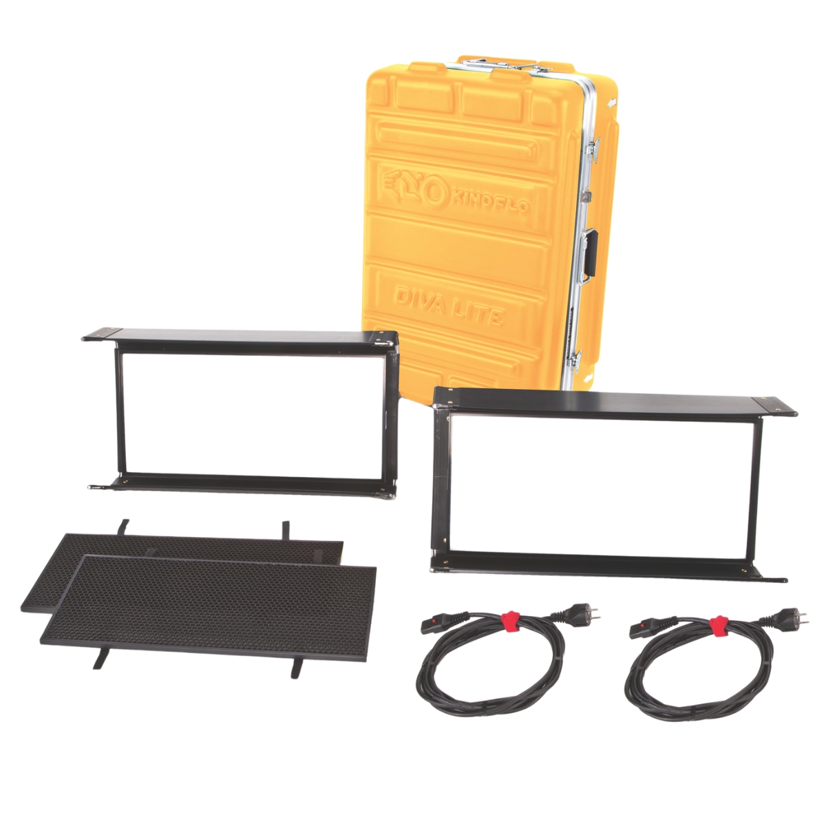 KinoFlo Diva-Lite LED 20 DMX Kit, (2-Unit) mit Flight Case