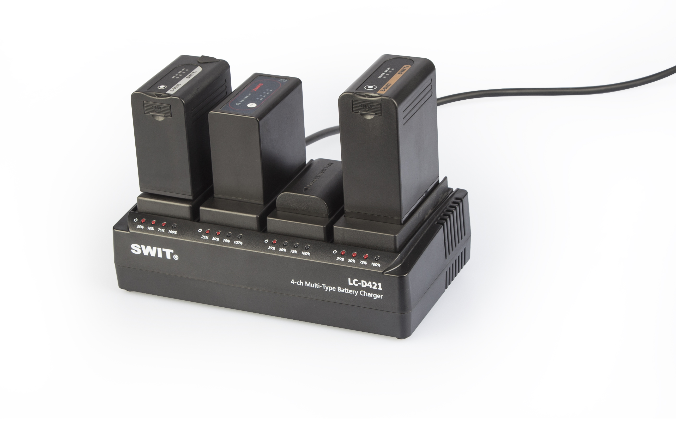 SWIT LC-D421 Multi DV 4-fach Ladegerät 
