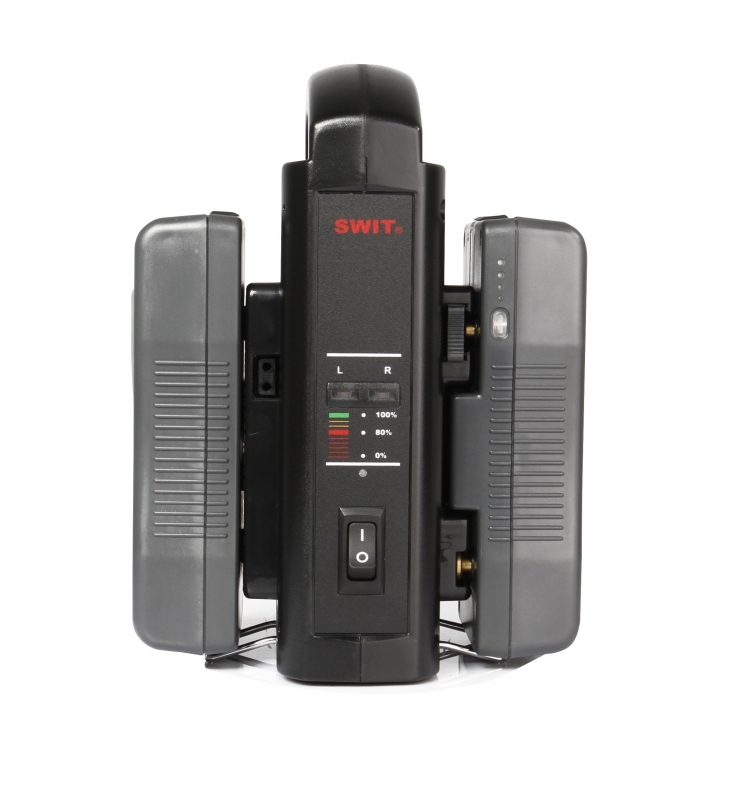 SWIT SC-302A Ladegerät 2-fach Gold-Mount 4