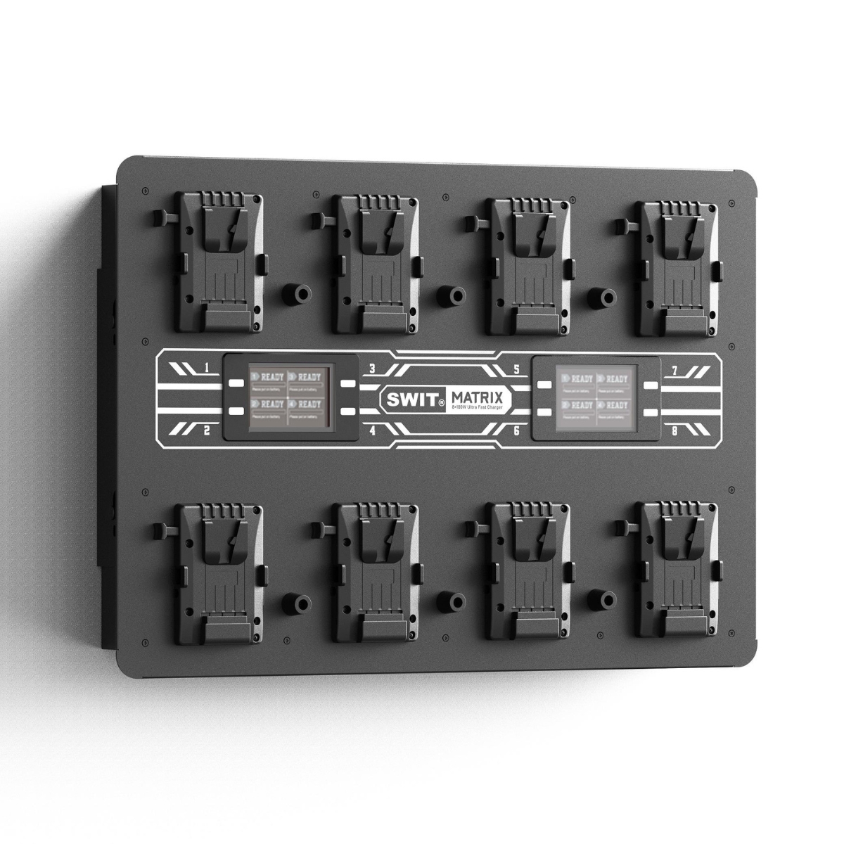 SWIT MATRIX-S8  8×100W Ultra-fast V-Mount Wandladegeräte