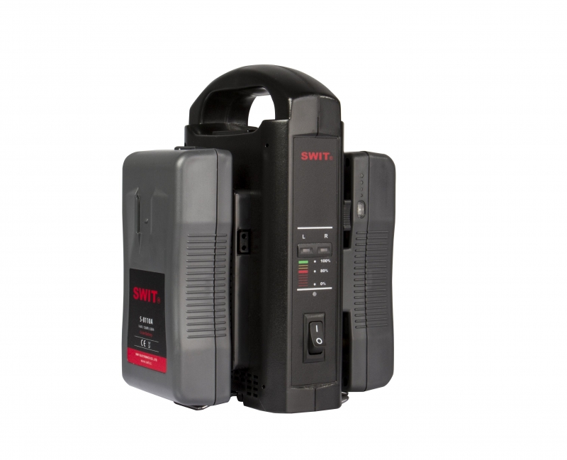 SWIT SC-302A Ladegerät 2-fach Gold-Mount 3