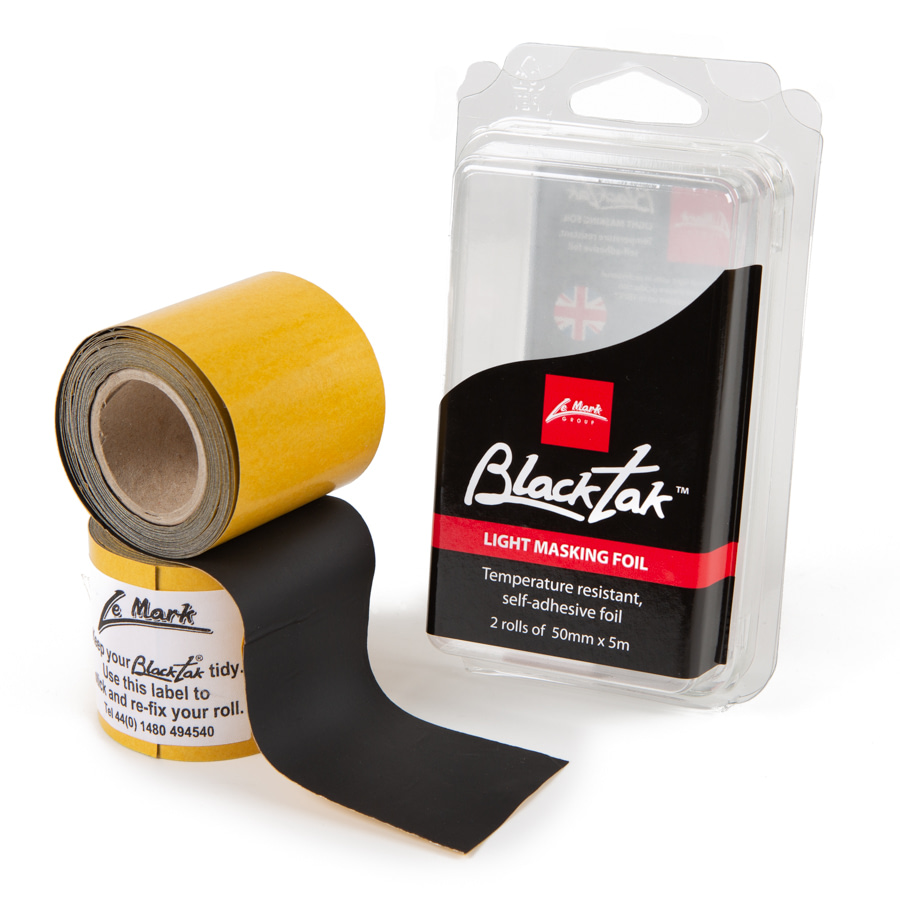 Le Mark BlackTak™ Light Masking Foil 50mmx5m (2 Rollen)