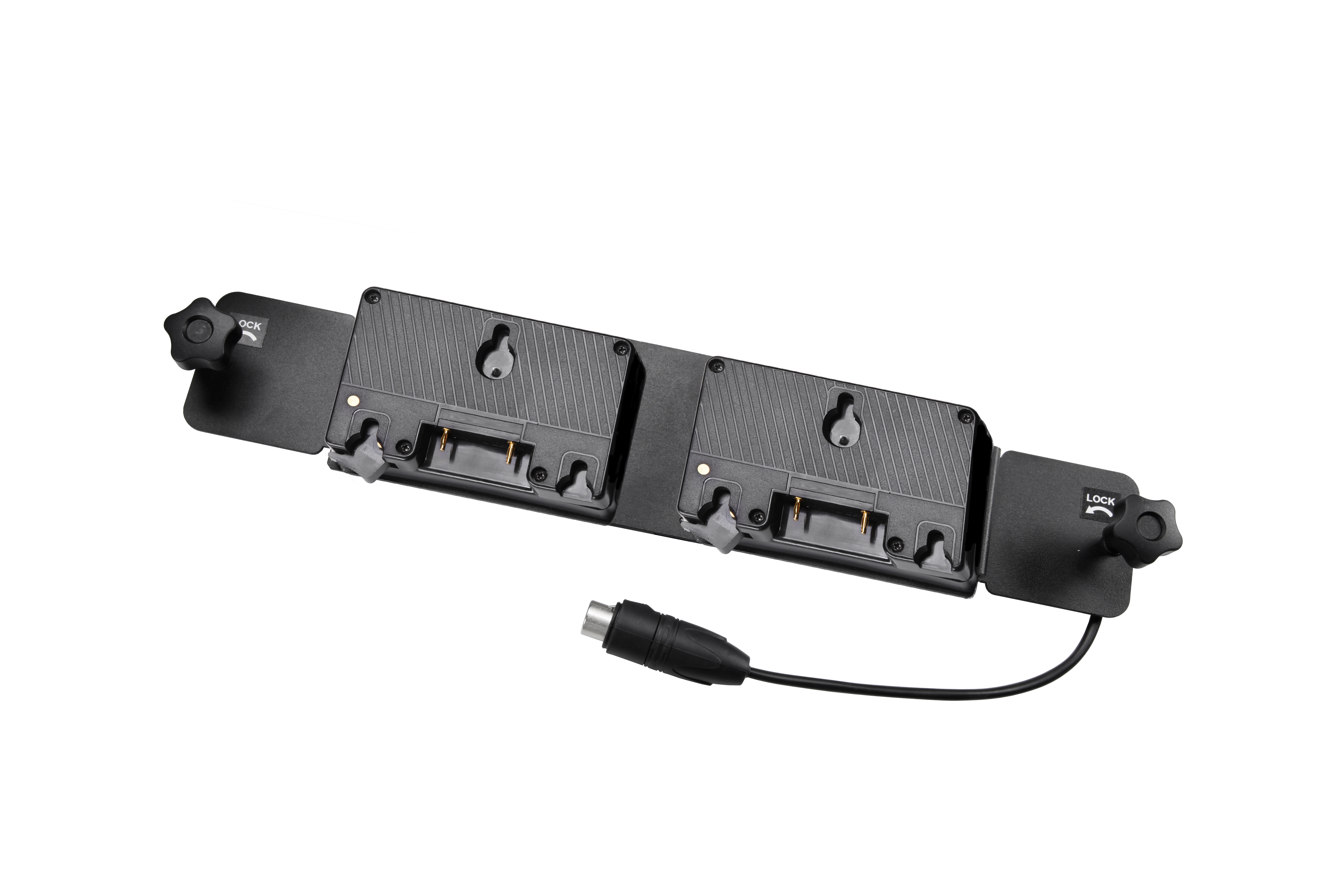 VELVET Doppel-Akkuplatte Gold-Mount mit XLR 3pol. Für VELVET 2