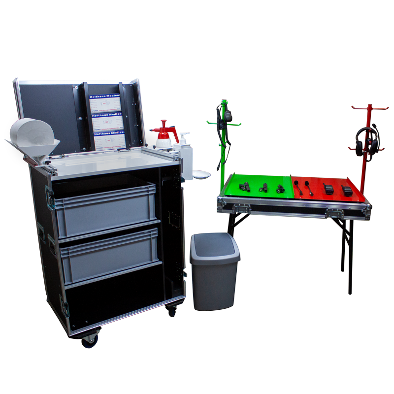 HIL-TOOLs SET Desinfektions-Station im Tourcase