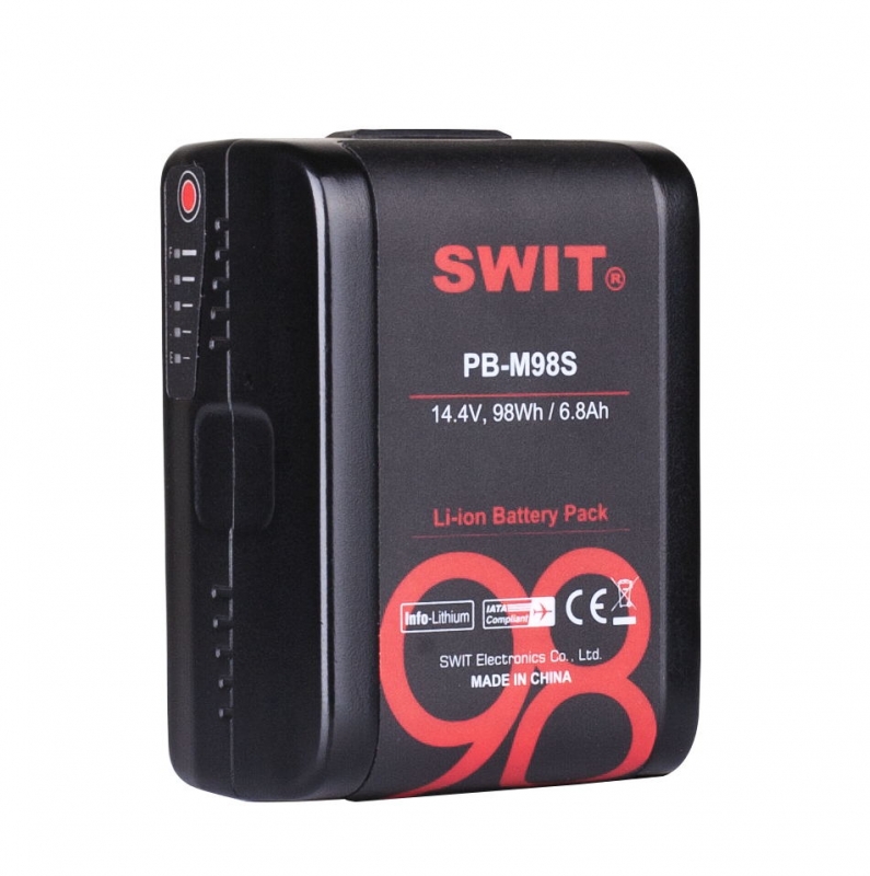 SWIT PB-M98S V-Mount Akku 98Wh Pocket Mini Battery SWIT PB-M98S V-Mount Akku 98Wh Pocket Mini Battery