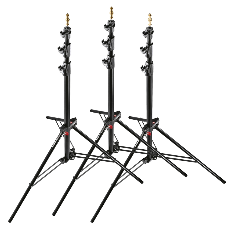 Manfrotto 1005BAC-3 Ranker Stativset mit Luftferderung Manfrotto 1005BAC-3 Ranker Stativset mit Luftferderung