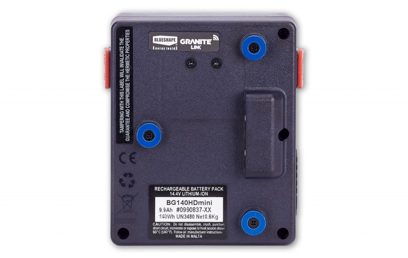 Blueshape BG140HD MINI Gold Mount Li-Ion Akku 140Wh 2
