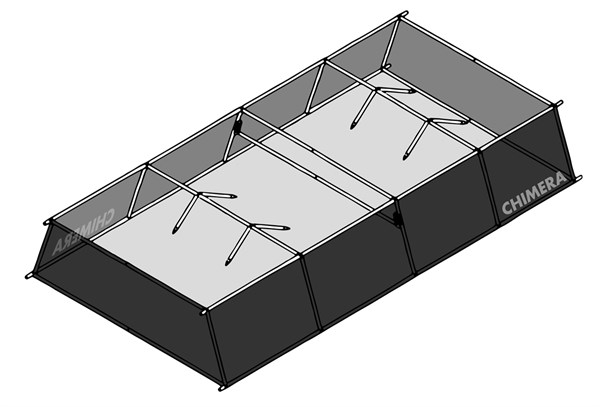 Chimera LIGHTBANK - F2X - 10' X 20' (3.05 m X 6.10 m) NEW FRAME