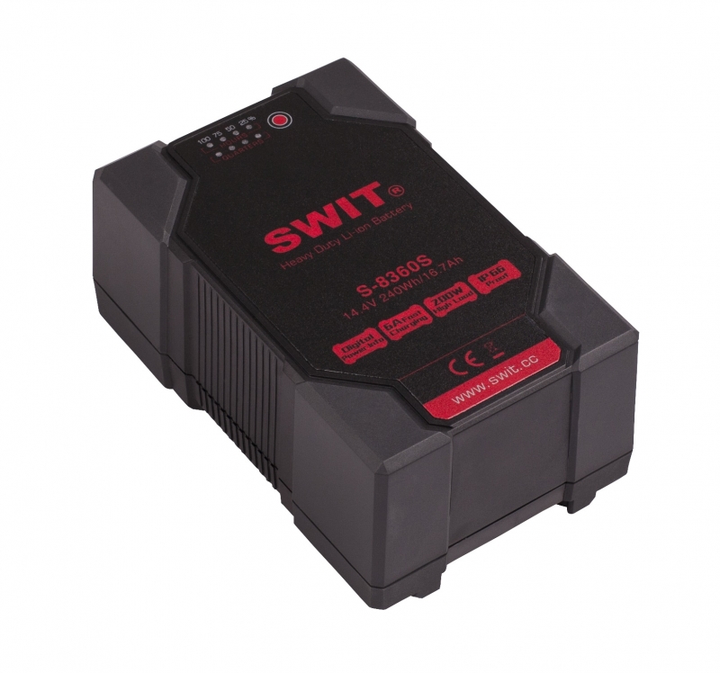 SWIT S-8360S V-Mount Akku 240Wh Waterproof HD SWIT S-8360S V-Mount Akku 240Wh Waterproof HD