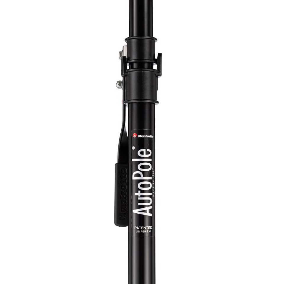 Manfrotto 032B Autopole Schwarz, 2,10 - 3,70 m 5