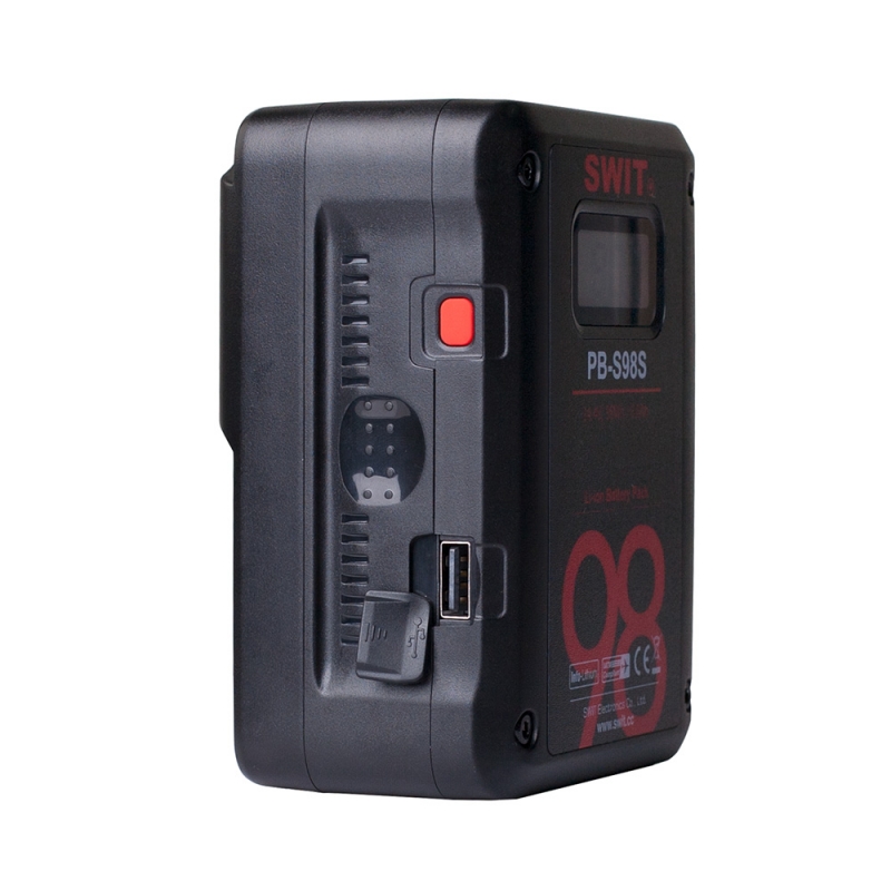 SWIT PB-S98S V-Mount Akku 98Wh Multi-Sockets Square Cine Battery 3
