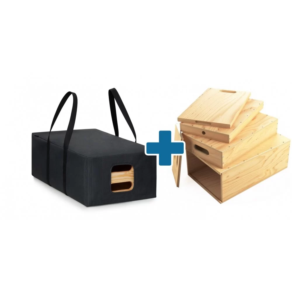 Udengo Apple Box Nested Set + Tasche
