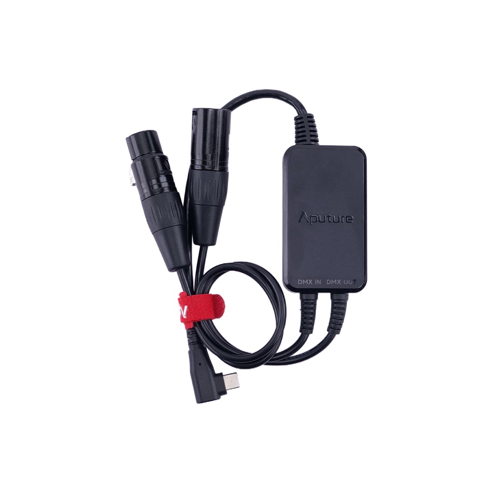 Aputure Active USB-C to 5-Pin DMX In & Out Adapter 3