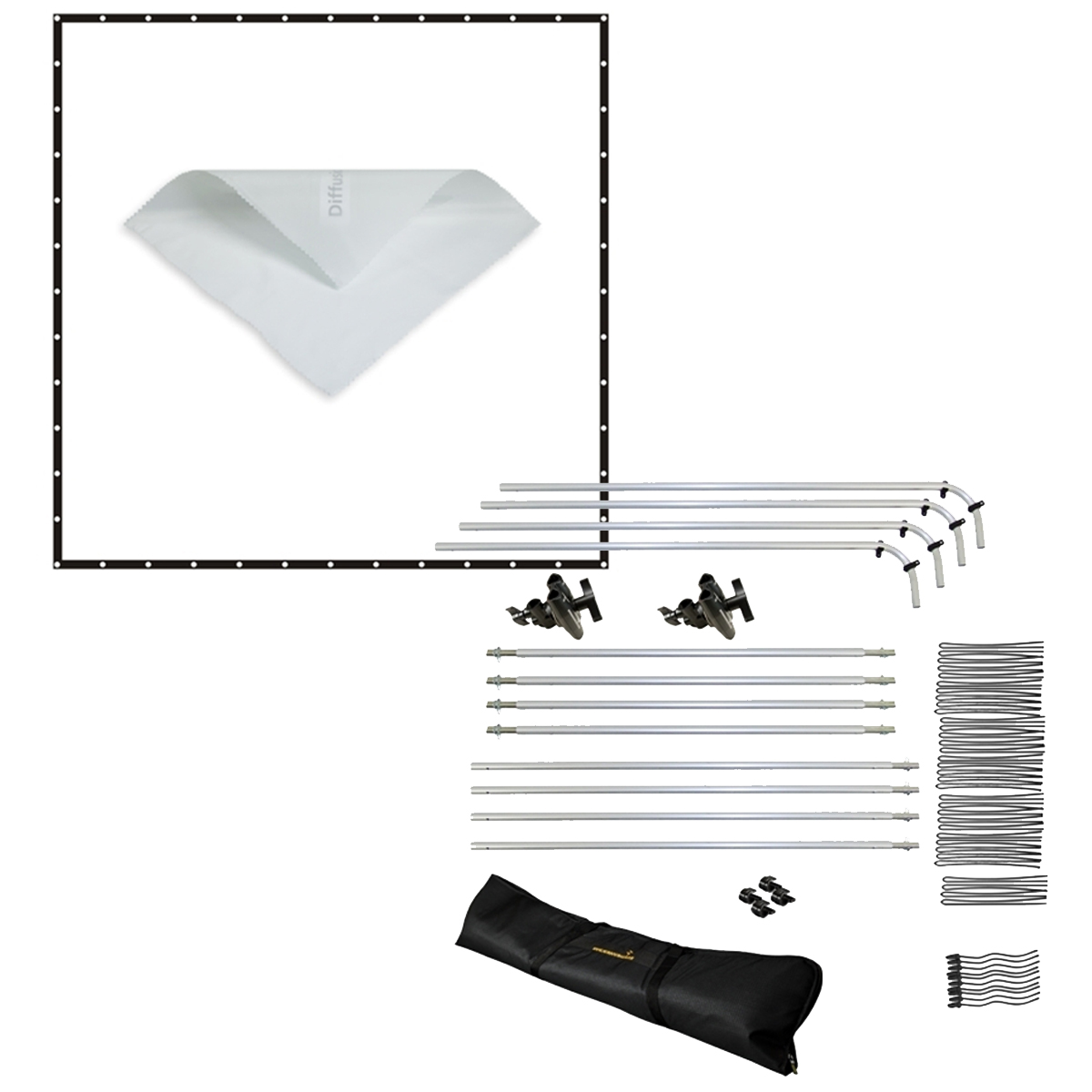 Sunbounce STARTER-KIT SUN-SCRIM 12x12 Diffuser WHITE ARTIFICIAL SILK -2/3