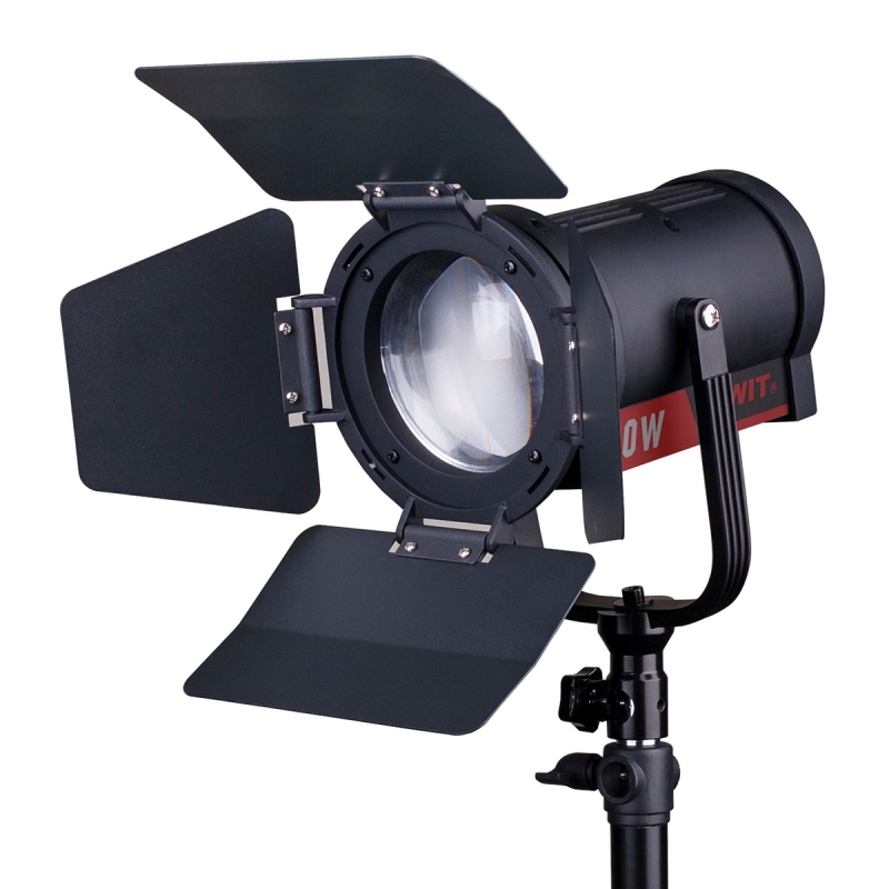 SWIT FL-C60D 60W LED Spotlight, 25000lux, V-Mount, DMX