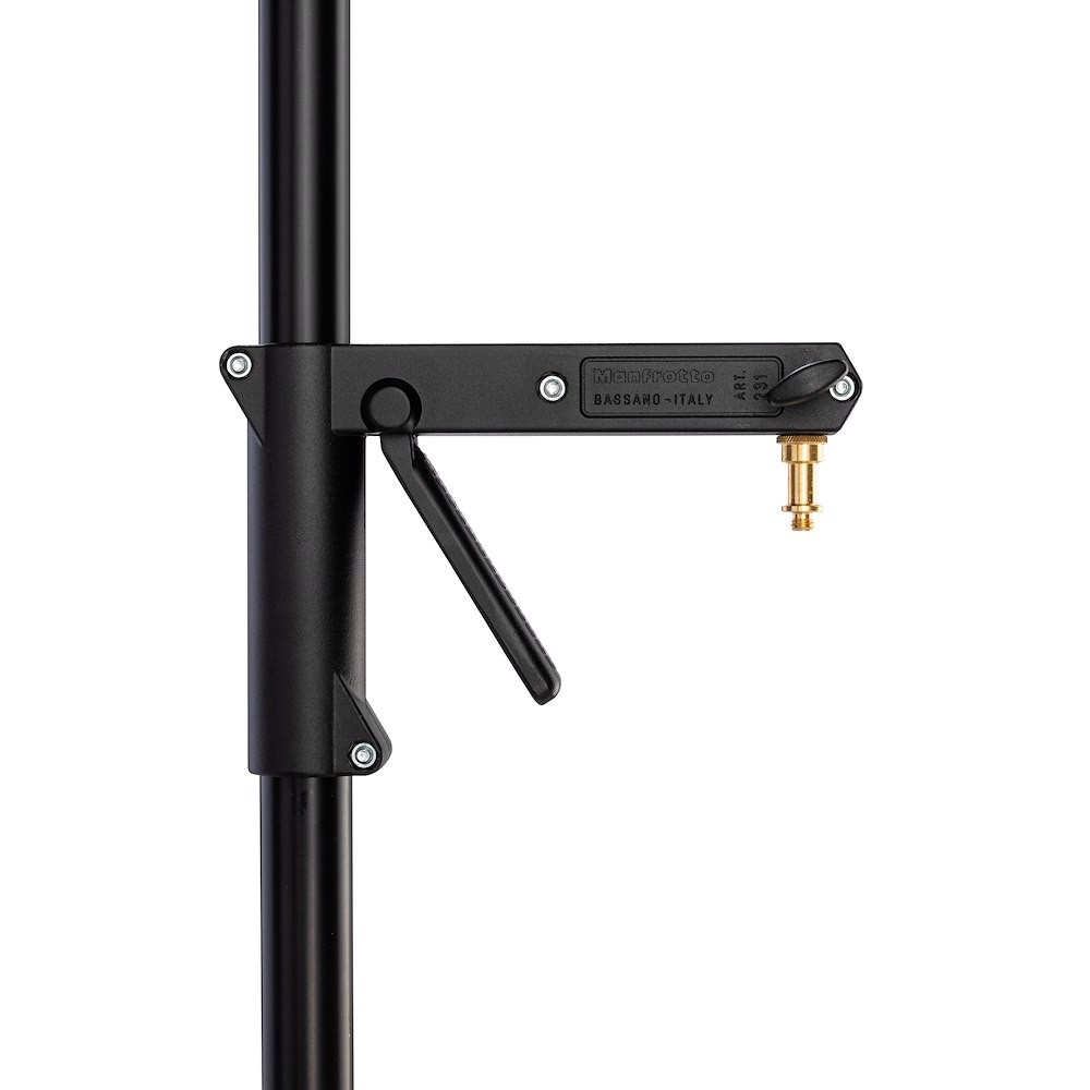 Manfrotto 231B Stativ mit Rollen und Gleitträger, schwarz 5