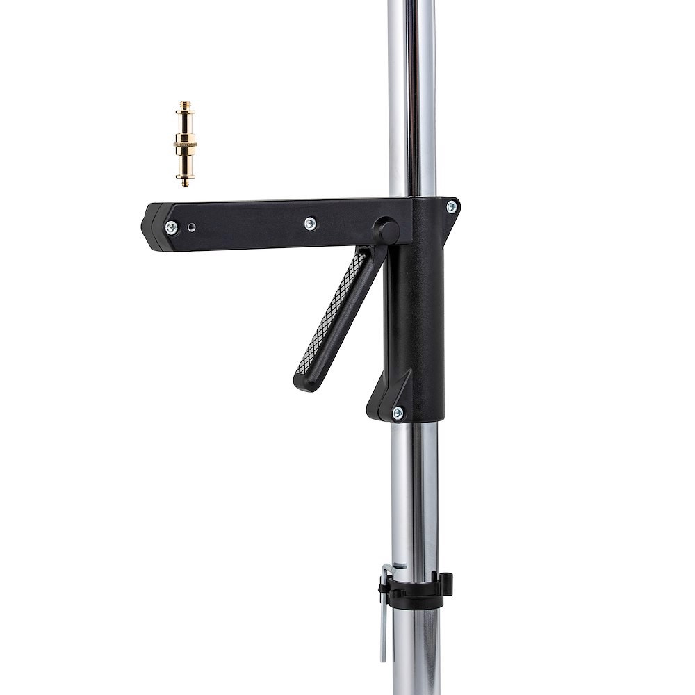 Manfrotto 231CS Stativ mit Rollen und Gleitträger, silber 5