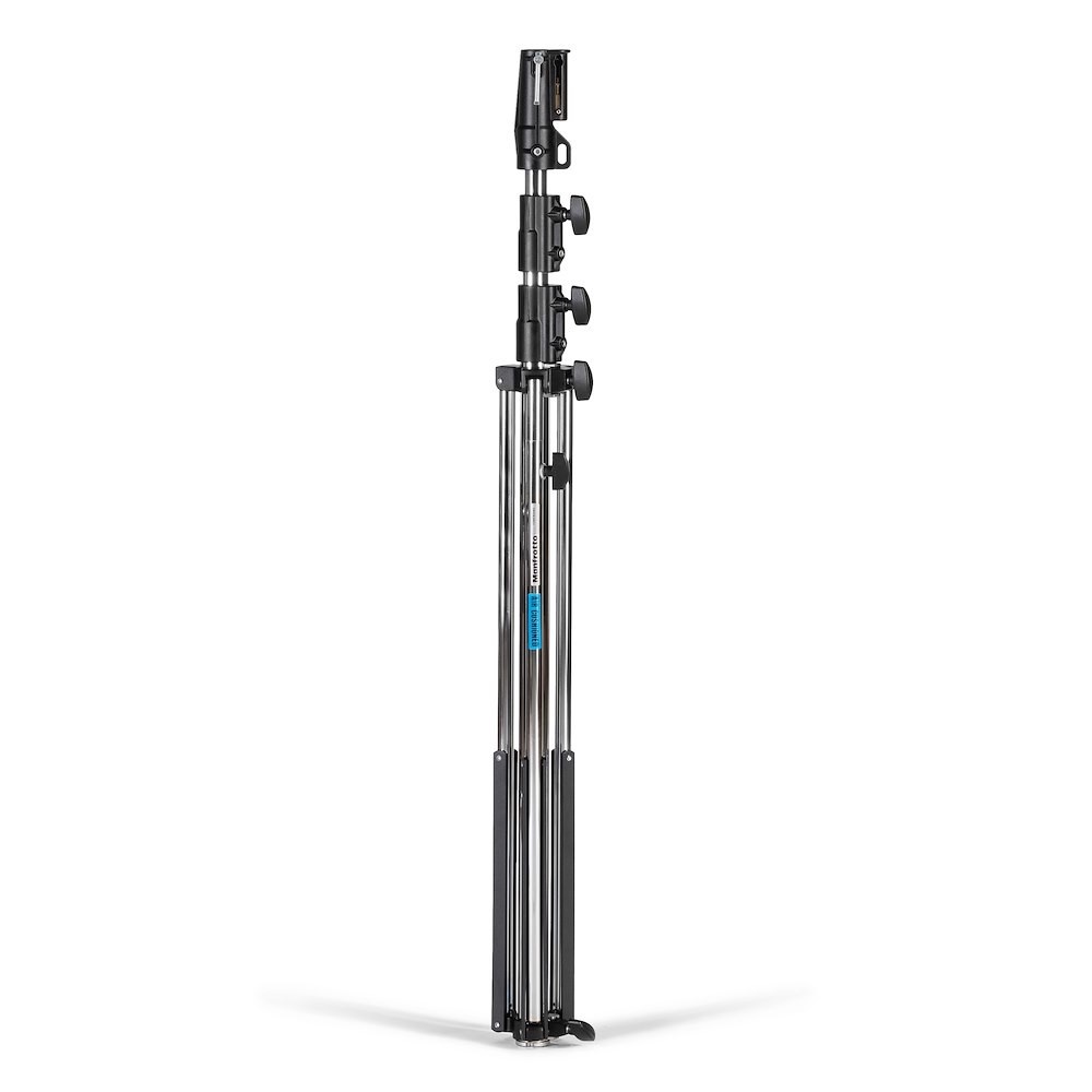 Manfrotto 126CSUAC Stativ Heavy Duty Silber mit Luftfederung 2