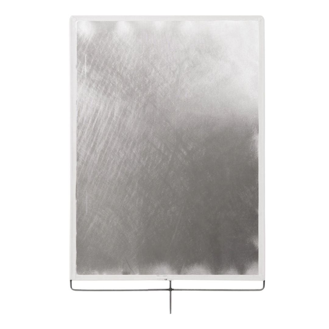 TRP 18" x 24" (46x60cm) Lame Silver White