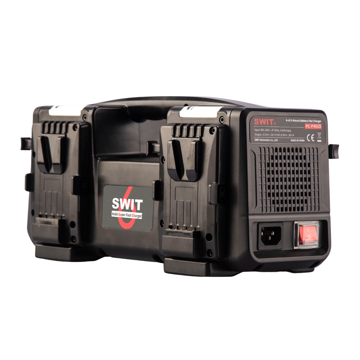 Swit PC-461S 4x100W Super Fast V-Mount Ladegerät 2