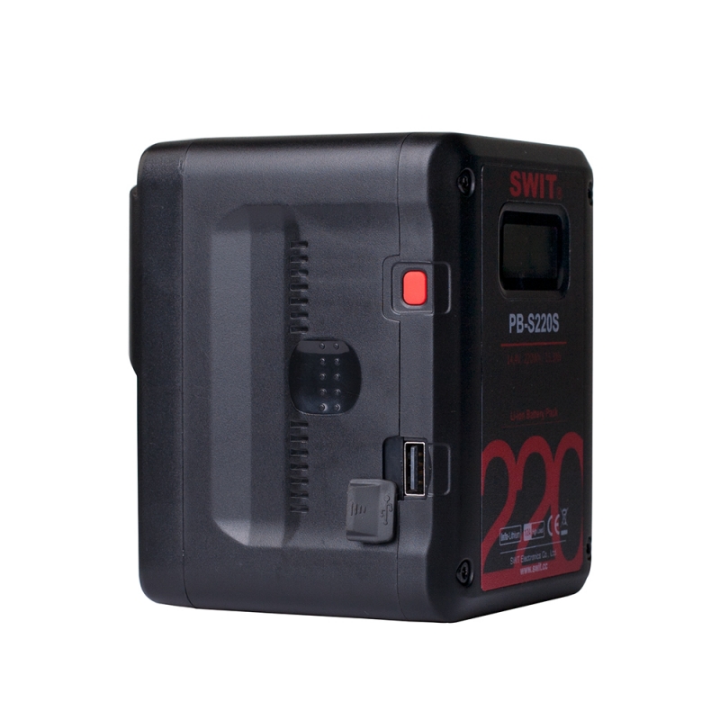SWIT PB-S220S V-Mount Akku 220Wh  Multi-Sockets Square Cine Battery 2