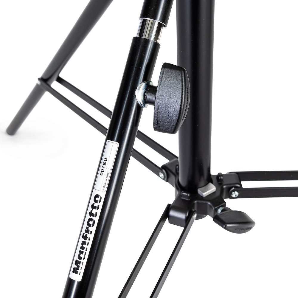 Manfrotto 007BU Stativ SENIOR ALU schwarz 5