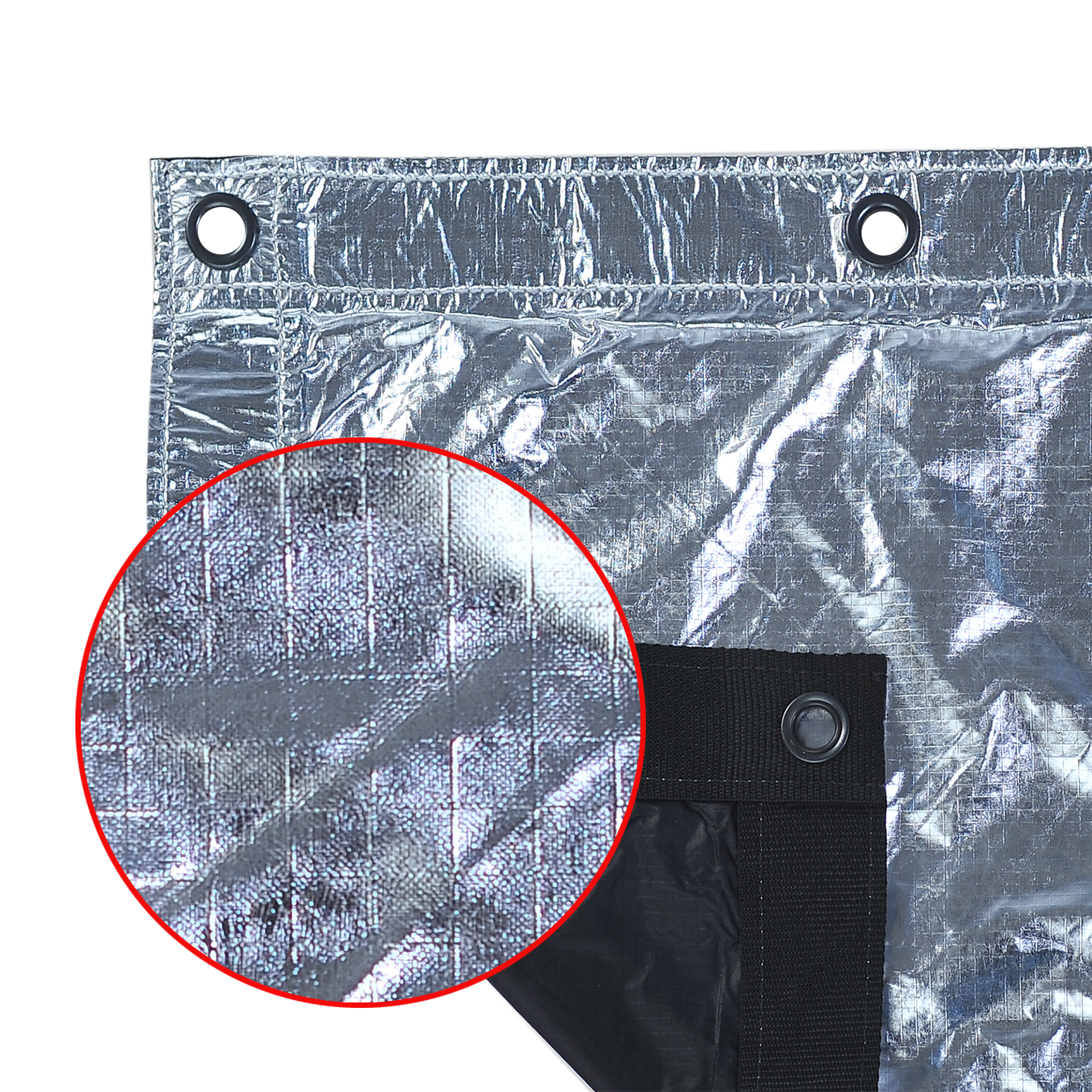 TRP Worldwide 06' x 06' Silver Hard, Black TRP Worldwide 06' x 06' Silver Hard, Black
