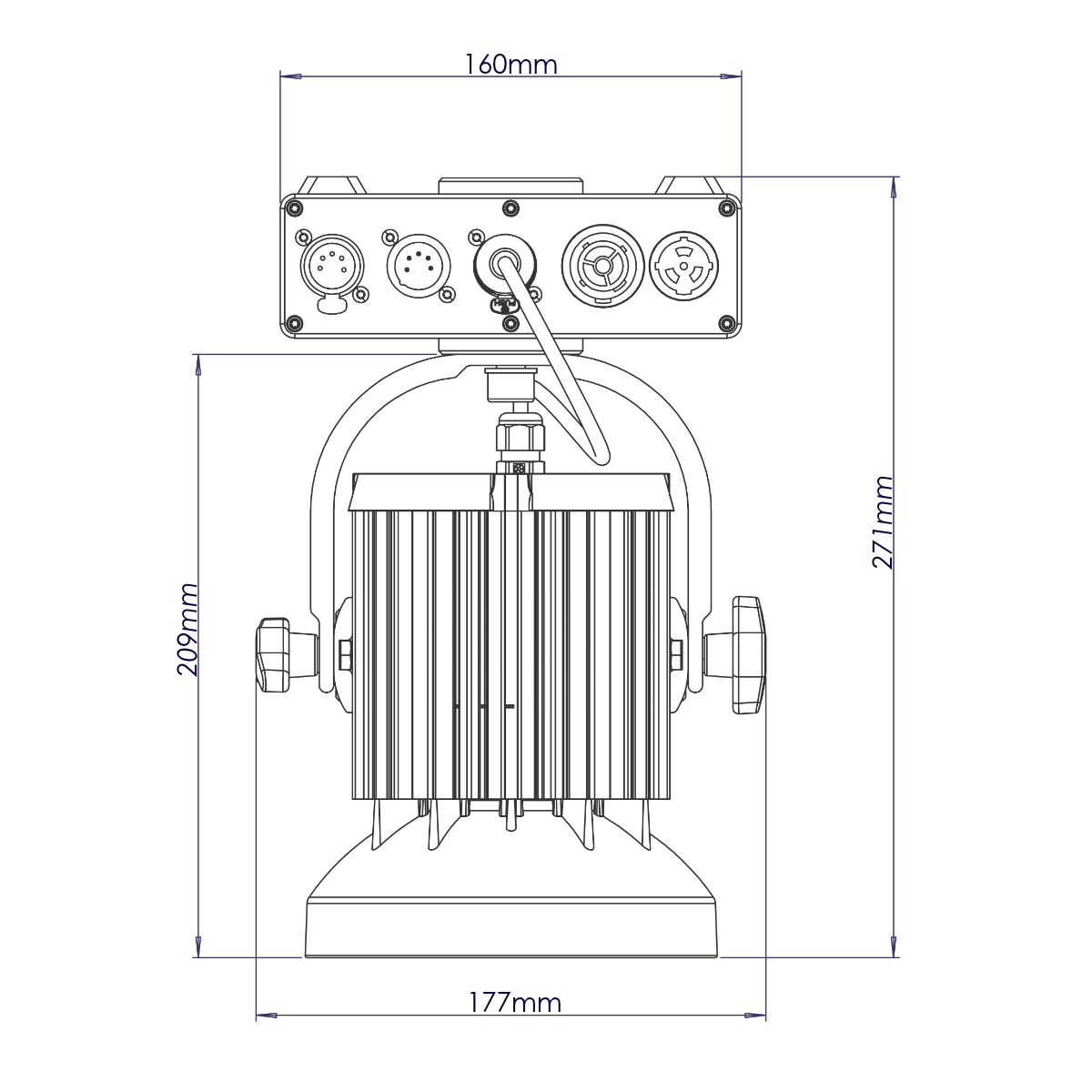 BB&S Compact BeamLight Bi-Color