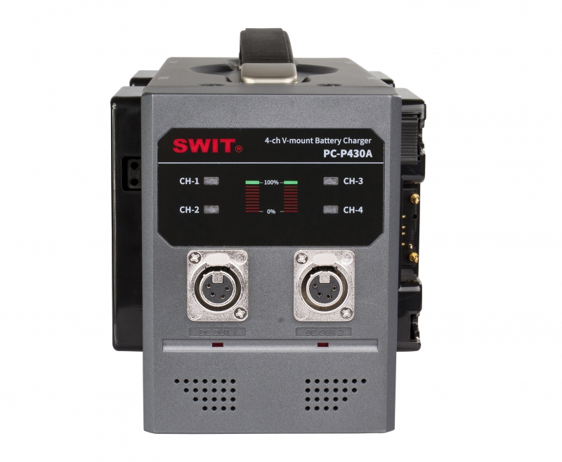 SWIT PC-P430A Schnell-Ladegerät 4-fach Gold-Mount 3A 4