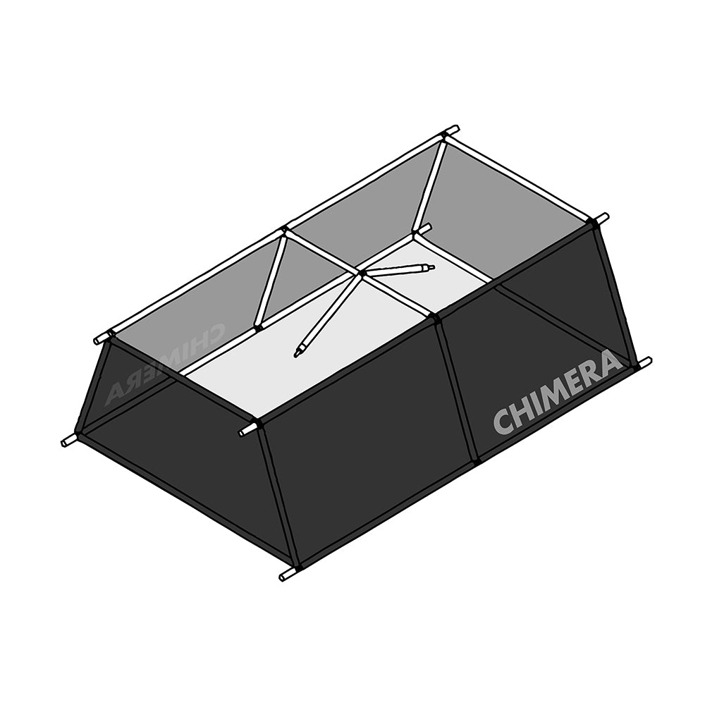 Chimera F2X Overhead Lightbank 5' x 10' (1.52m x 3.05m) W/ Triolets