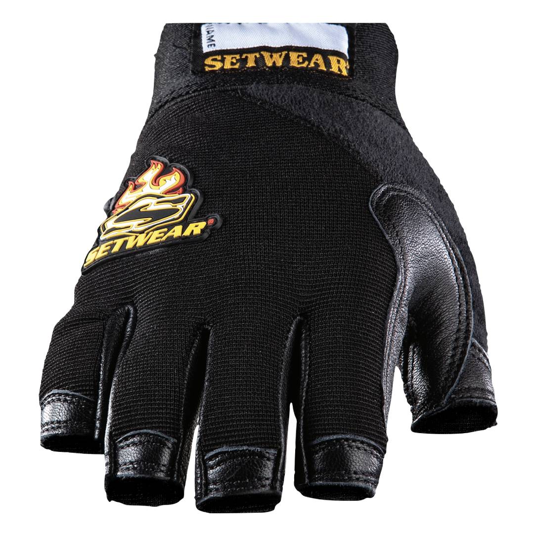 Setwear Handschuhe ProLeather Fingerless (schwarz) 3