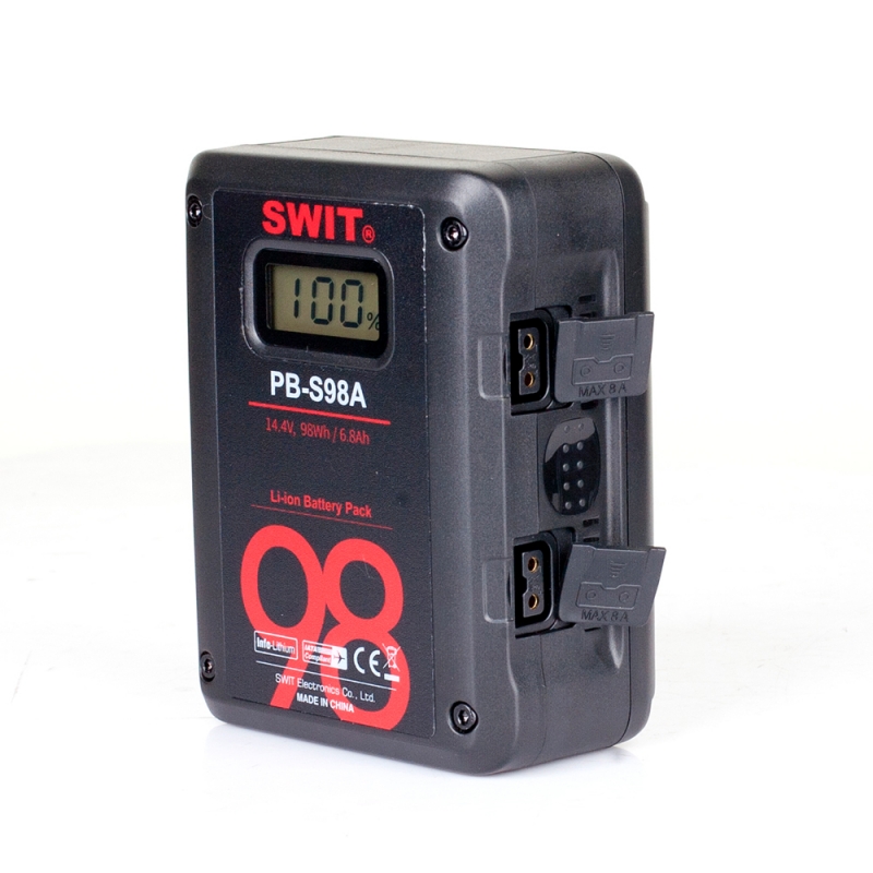 SWIT PB-S98A Gold-Mount Akku 98Wh Multi-Sockets Square Cine Battery 2