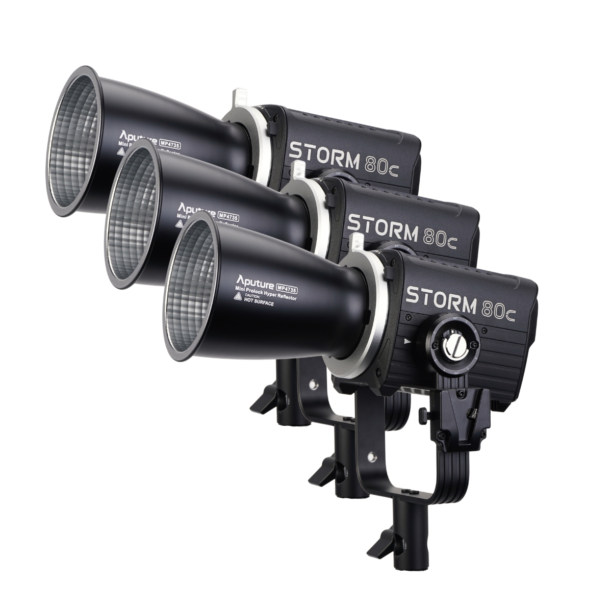 Aputure Storm 80c 3-Light Kit