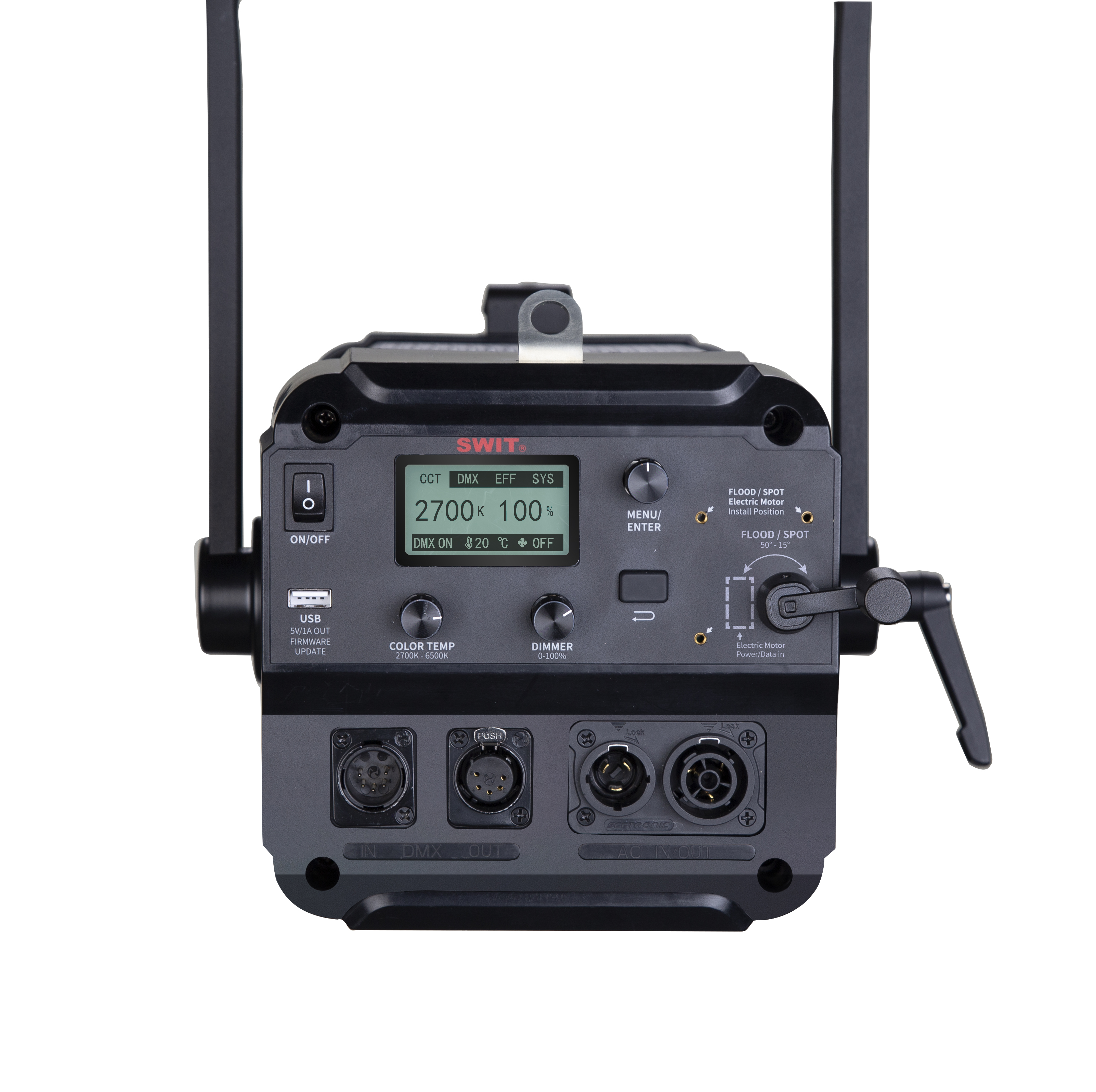 SWIT FL-C400D 400W Bi-Color Studio LED Fresnel Spot 4