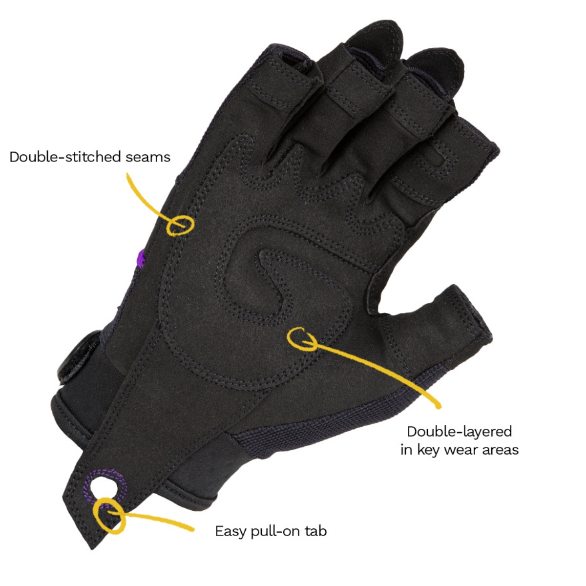 Dirty Rigger SlimFit™ 2.0 Rigger Glove – Fingerless  4
