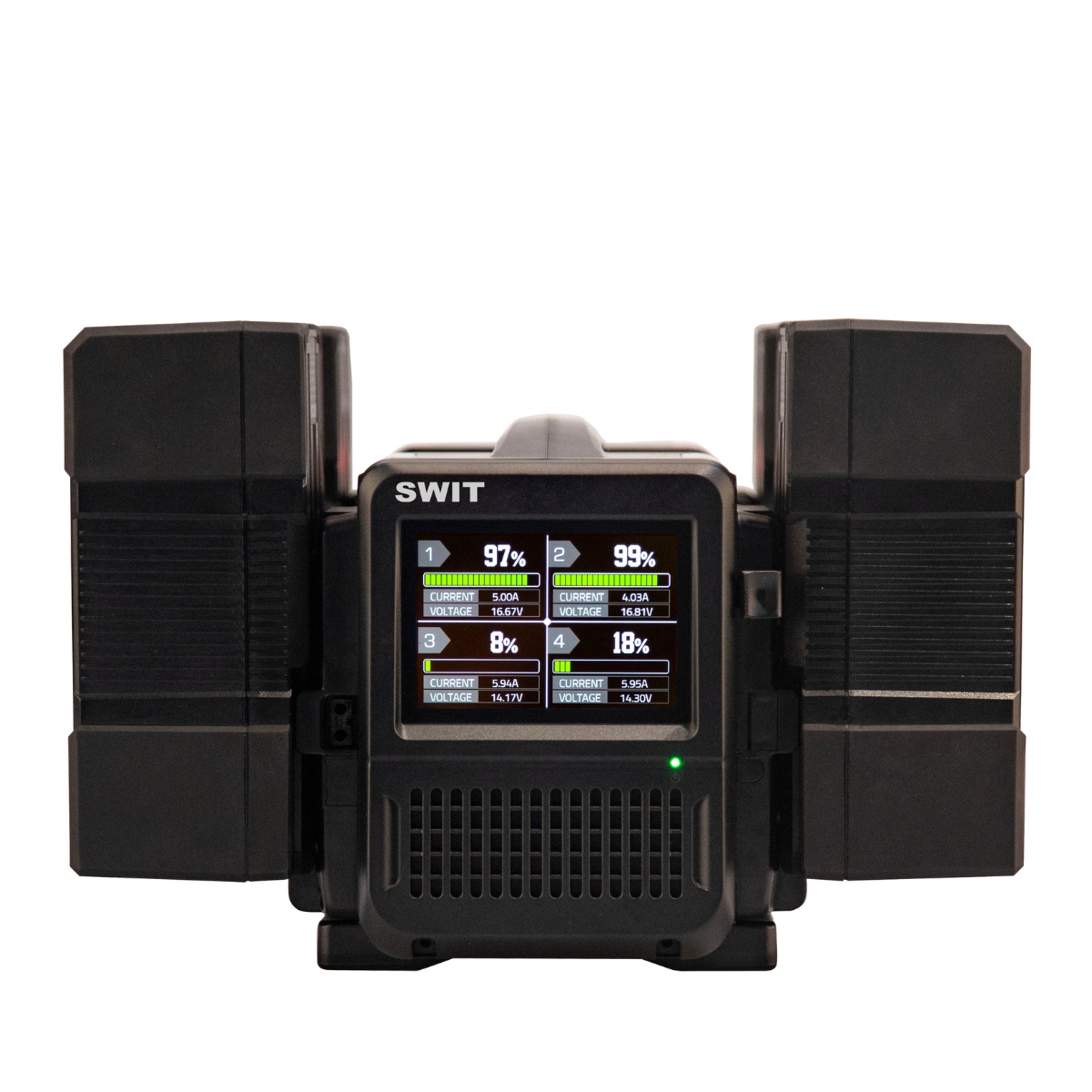Swit PC-461S 4x100W Super Fast V-Mount Ladegerät 4