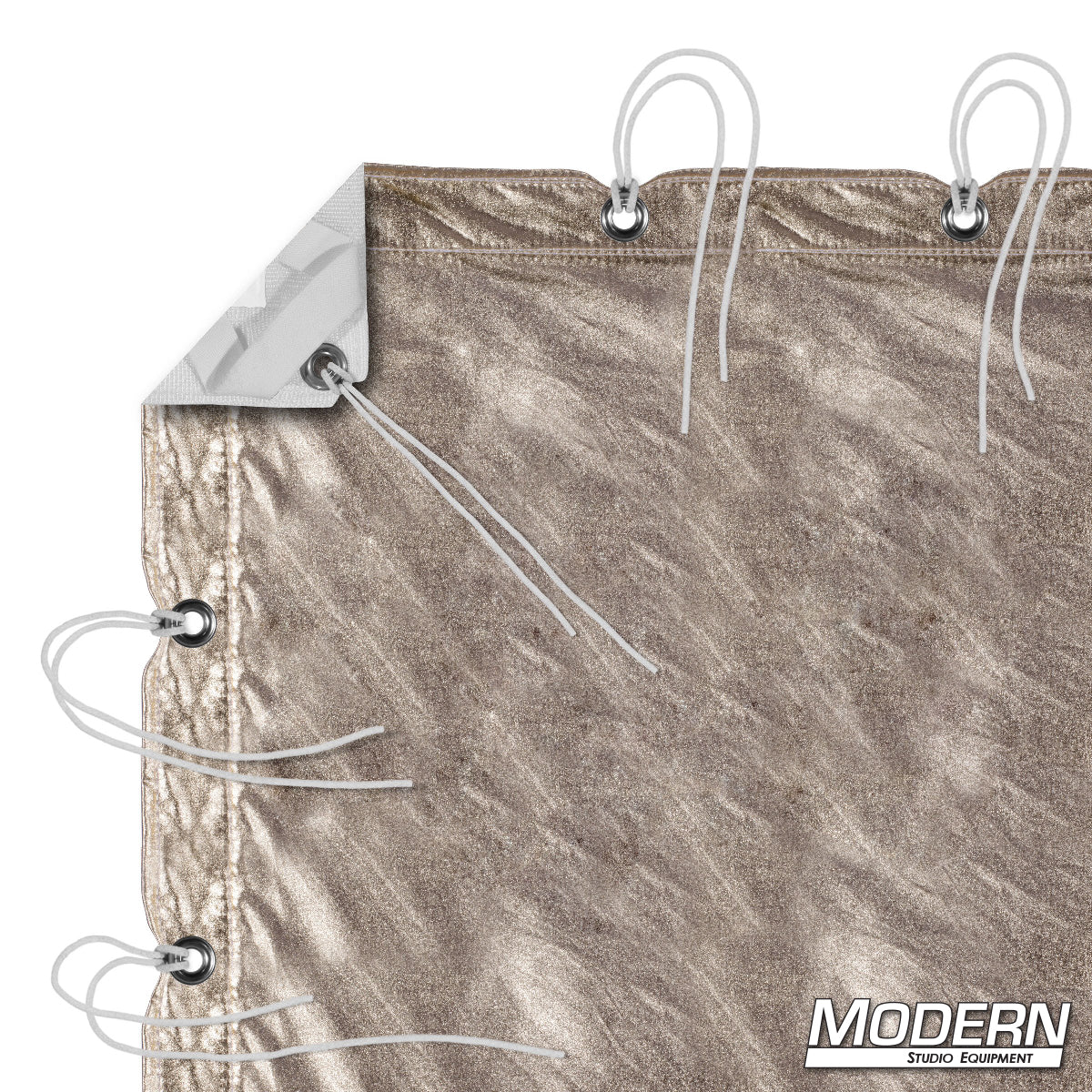 Modern Studio 20' x 20' Lame Gold/White 2
