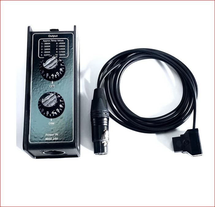 BB&S Dimmer für Compact Beamlight 1 Bi-Color inkl. D-Tap