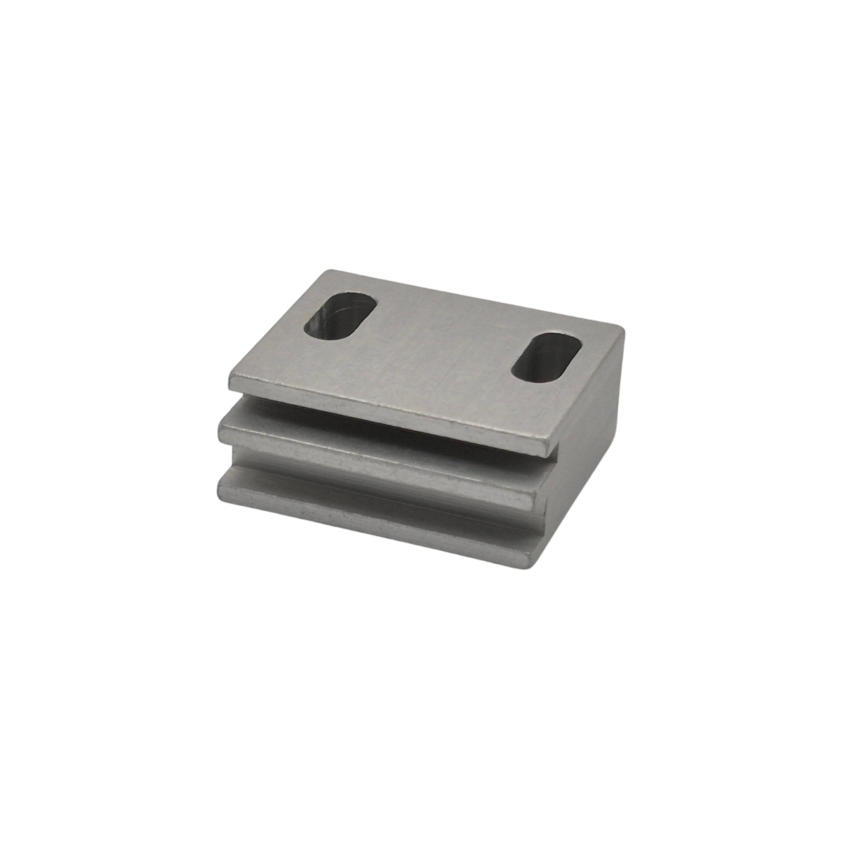 Mounting Block A Aluminium Block mit zwei Schlitzen