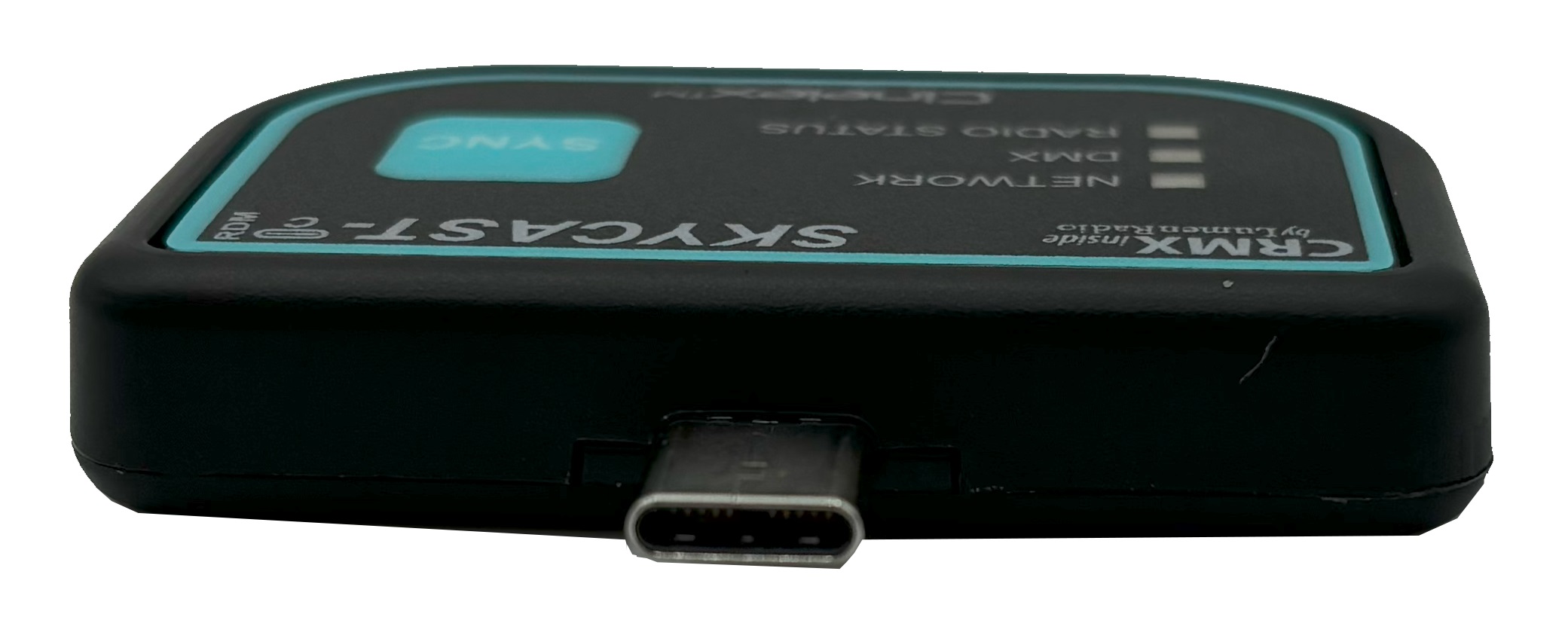 CINELEX SKYCAST-C-RDM  USB-C to CRMX Wireless DMX Transmitter 2
