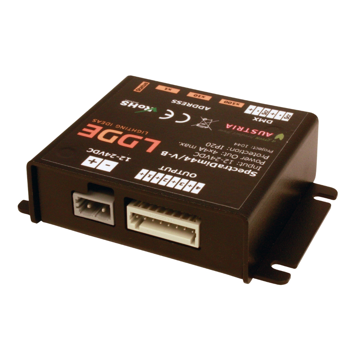 LDDE SpectraDim44/V-B  4-Kanal DMX LED Stripe Dimmer
