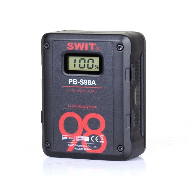 SWIT PB-S98A Gold-Mount Akku 98Wh Multi-Sockets Square Cine Battery SWIT PB-S98A Gold-Mount Akku 98Wh Multi-Sockets Square Cine Battery