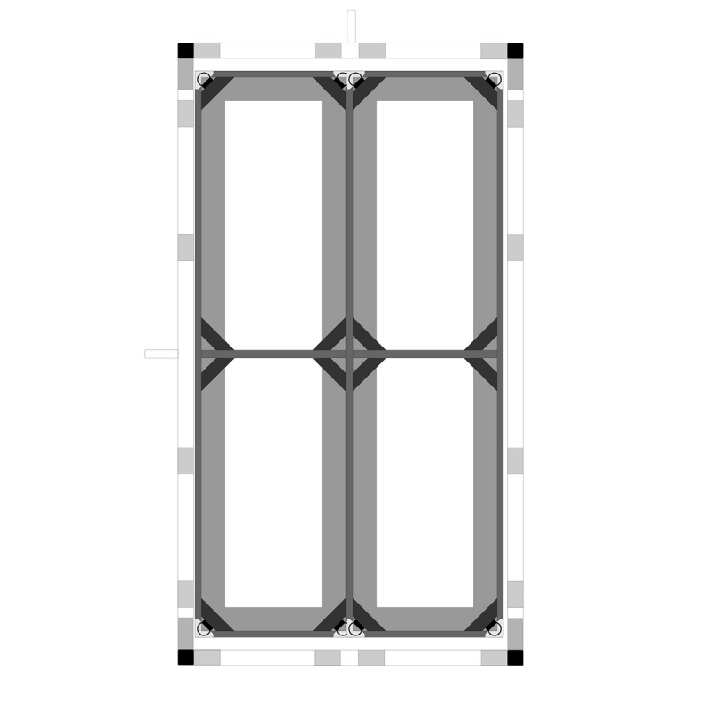 DoPchoice Frame set für Aladdin 2x200W