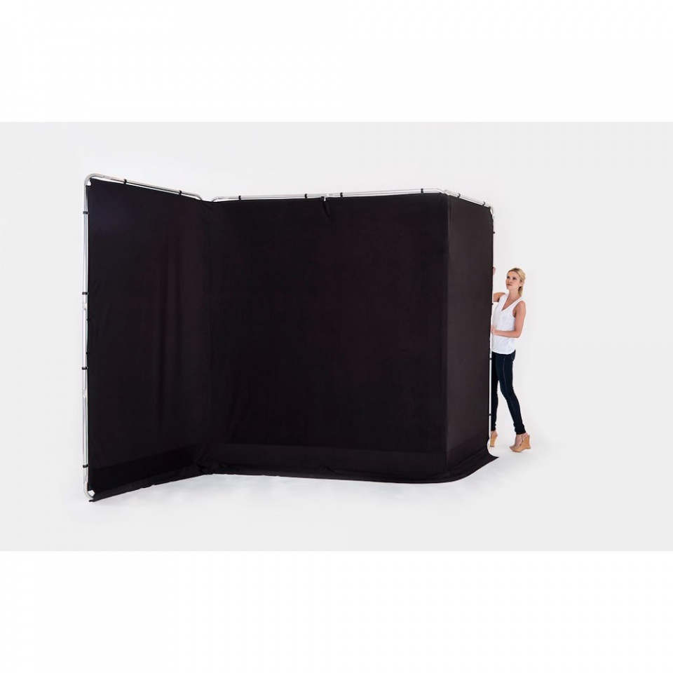 Lastolite LB7621 Panorama Hintergrund (Schwarz) 5